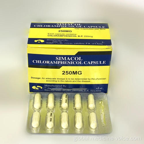 Antibiotic & Anti-Virus Chloramphenicol Capsule 250 mg Manufactory